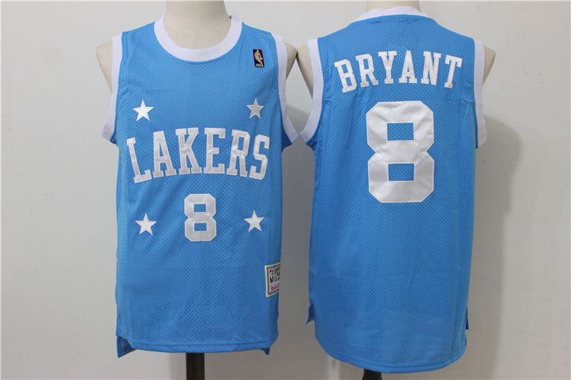 Men Los Angeles Lakers #8 Bryant Light Blue All star NBA Jerseys->los angeles lakers->NBA Jersey
